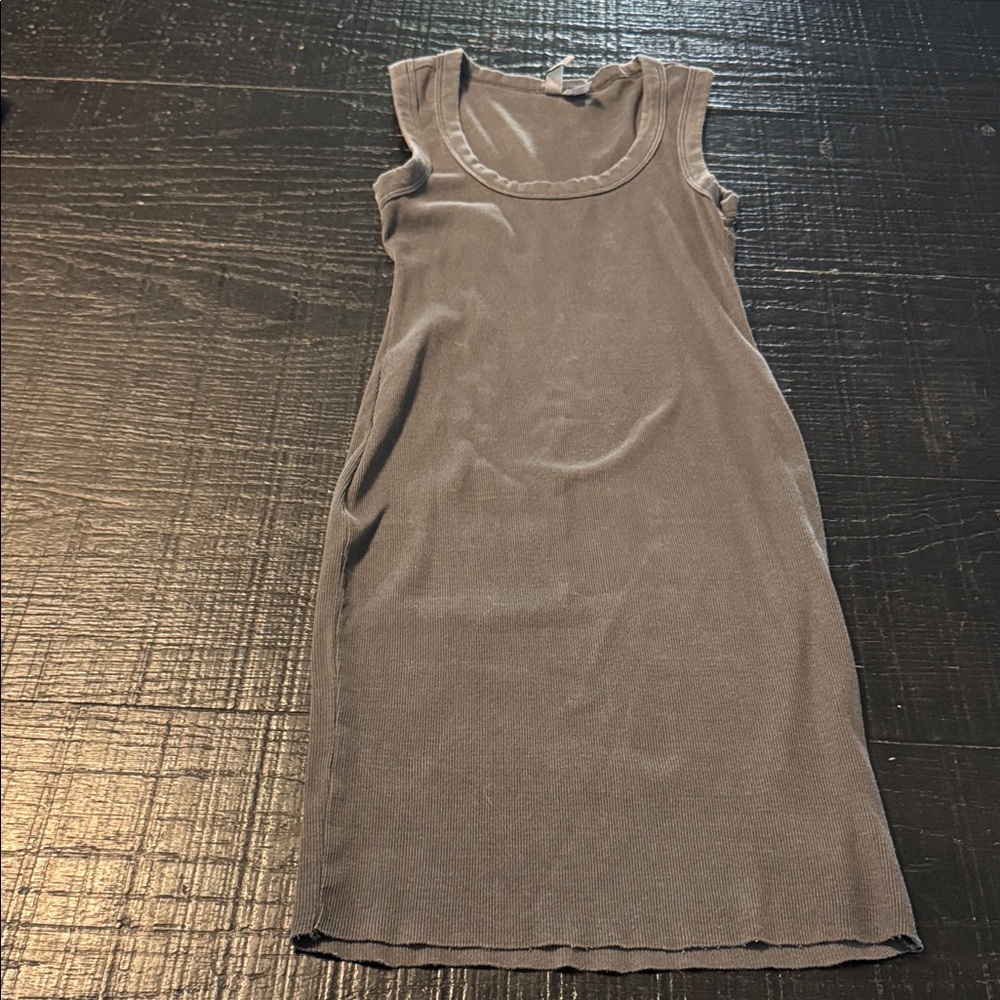 H&M Charcoal Sleeveless Mini Dress